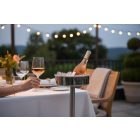 Pezsgős állvány, 64x19 cm, rozsdamentes