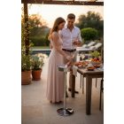 Pezsgős állvány, 64x19 cm, rozsdamentes