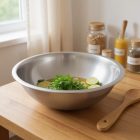 Keverőtál 0,5 liter, átm.: 16 cm, mag.: 5 cm, rozsdamentes