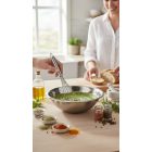 Keverőtál 0,5 liter, átm.: 16 cm, mag.: 5 cm, rozsdamentes