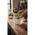 Empilable tál, 17 cm, 1,1 liter üveg, sorolható, opálos