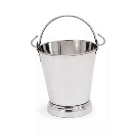 Rozsdamentes vödör 10 literes, talpas, 28x31 cm – GasztroZoli