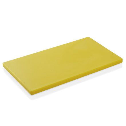 Vágólap, 50-30-2 cm, sárga, 6 gumitalpacskával