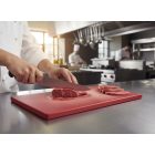 Vágólap 53-32.5-2 cm Gn 1/1 piros 6 gumitalpacskával