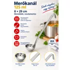 Merőkanál 125 ml 8/29 cm, monoblokk, rozsdamentes