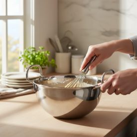 Habüst 24 cm, 3,8 liter, mag.: 13 cm, rozsdamentes