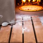 Rozsdamentes pizza fordító lapát 80×20 cm – GasztroZoli ajánlata pizzériáknak