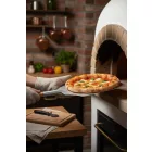 Nagy Alumínium Pizzalapát Fa Nyéllel, 45,5x40,5x91,5 cm