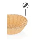 Kenyérkosár, kerek, 23x8 cm, polipropilén, bézs