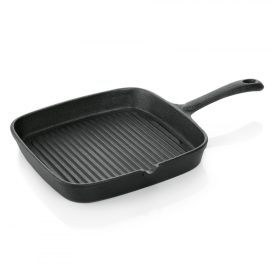 Öntöttvas bordázott Grill serpenyő 22-22-3,5 cm