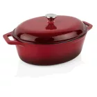 Öntöttvas lábas zománc bevonattal, ovális, 3,3 l, 29-21-10,5 cm