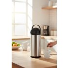 Pumpás Termosz 5 literes, forgó talpas 43 cm magas, rozsdamentes