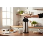 Pumpás Termosz 5 literes, forgó talpas 43 cm magas, rozsdamentes