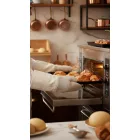 Sütőkesztyű pár, pamut, 40 cm, hőálló 250 °C-ig