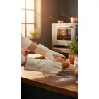 Hőálló Sütőkesztyű Pár 240°C – 5 Ujjas Pamut Konyhai Kesztyű, 30 cm