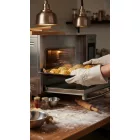 Hőálló Sütőkesztyű Pár 240°C – 5 Ujjas Pamut Konyhai Kesztyű, 30 cm