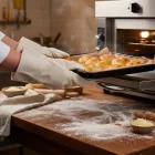 Hőálló Sütőkesztyű Pár 240°C – 5 Ujjas Pamut Konyhai Kesztyű, 30 cm
