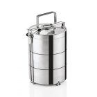 Duplafalú rozsdamentes Ételszállító edény, 4-0,9 l,