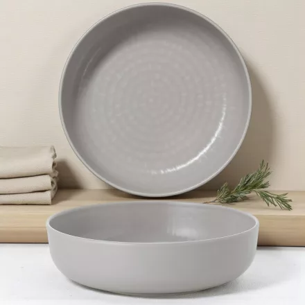 Nova Graphite porcelán tálka 400 ml – modern grafitszürke design