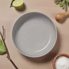 Nova Graphite porcelán tálka – fine dining asztalterítéshez