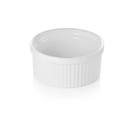 Ramekin szufléforma, 11x5 cm, porcelán, sorolható