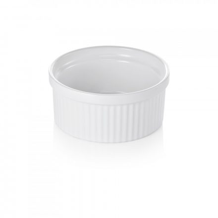 Ramekin szufléforma, 11x5 cm, porcelán, sorolható