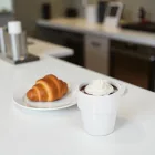 Kúpos porcelán bögre – Hamburg 250 ml, elegáns és praktikus