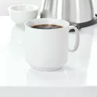 Hamburg porcelán bögre 300 ml – letisztult, fehér kivitel