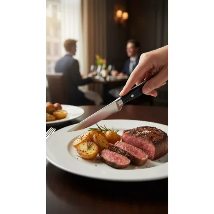 Steakkés 13 cm-es pengével és tartós POM nyéllel