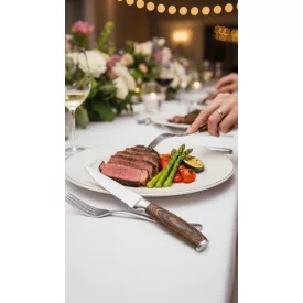 Német minőségű steakkés 11,5 cm-es pengével 6 darabos csomagban