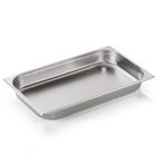 GN 1/1-es rozsdamentes edény, 65 mm mély, 6,5 liter, ipari minőség – GasztroZoli.hu