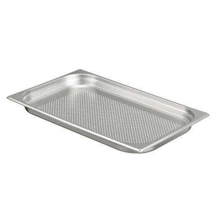 GN edény 1/1 40 mm alul perforált - Profi rozsdamentes kivitel - Prémium választás