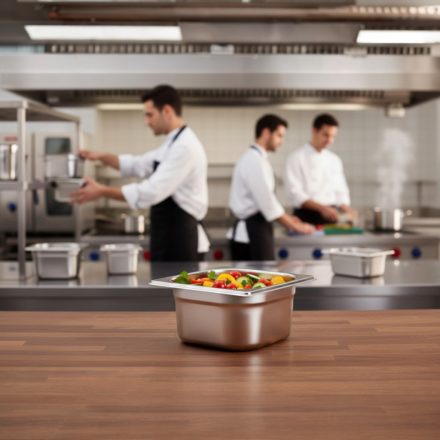 GN edény 1/6 100 mm, 1,6 l, rozsdamentes - Prémium választás