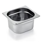 GN edény 1/6 100 mm, 1,6 l, rozsdamentes - Prémium választás