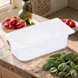 GN edény 1/3 65 mm, 2,5 l, mikrózható polipropilén