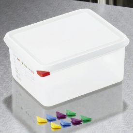   Araven GN edény 1/2 150 mm 10 liter ételtároló légmentesen záró fedővel