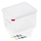 Araven GN edény 1/2 200 mm 12,5 liter ételtároló légmentesen záró fedővel