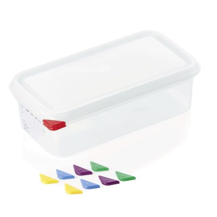 Araven GN edény 1/3 100 mm 4 liter ételtároló légmentesen záró fedővel