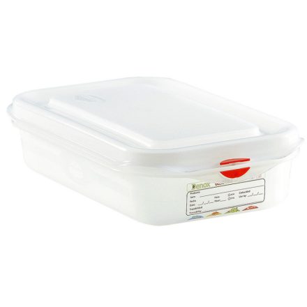 Araven GN edény 1/4 100 mm 2,8 liter ételtároló légmentesen záró fedővel