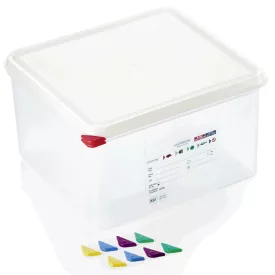   Araven GN edény 2/3 200 mm 19 liter ételtároló légmentesen záró fedővel