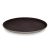 Csúszásmentes tálca, kerek, 40 cm, barna, polipropilén