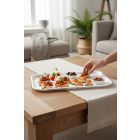 Csúszásmentes műanyag tálca, GN 1/1, fehér