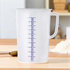 Mérőkancsó 5 liter, kék skálával, polipropilén anyagból – pontos méréshez és keveréshez