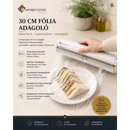 Wrapmaster 30 cm adagoló
