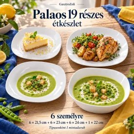 Palaos 19 részes étkészlet levestállal – 6 személyre