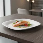 PARMA FEHÉR sültes 20x28 cm, opál üveg