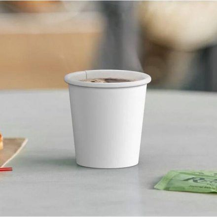 Eldobható papírpohár fehér 80 ml 50 db / csomag