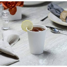 Eldobható papírpohár fehér 200 ml 25 db / csomag