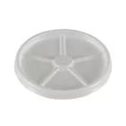 Műanyag tető 7,5x1 cm 200 ml eldobható papírpoharakhoz 100 db / csomag