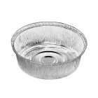 Eldobható alumínium grilltálca kerek 18,5x5 cm 2 db / csomag